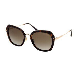 NEW TOM FORD SUNGLASSES, TOM FORD HAVANA BROWN POLARIZED SUNGLASSES  TF792 52H